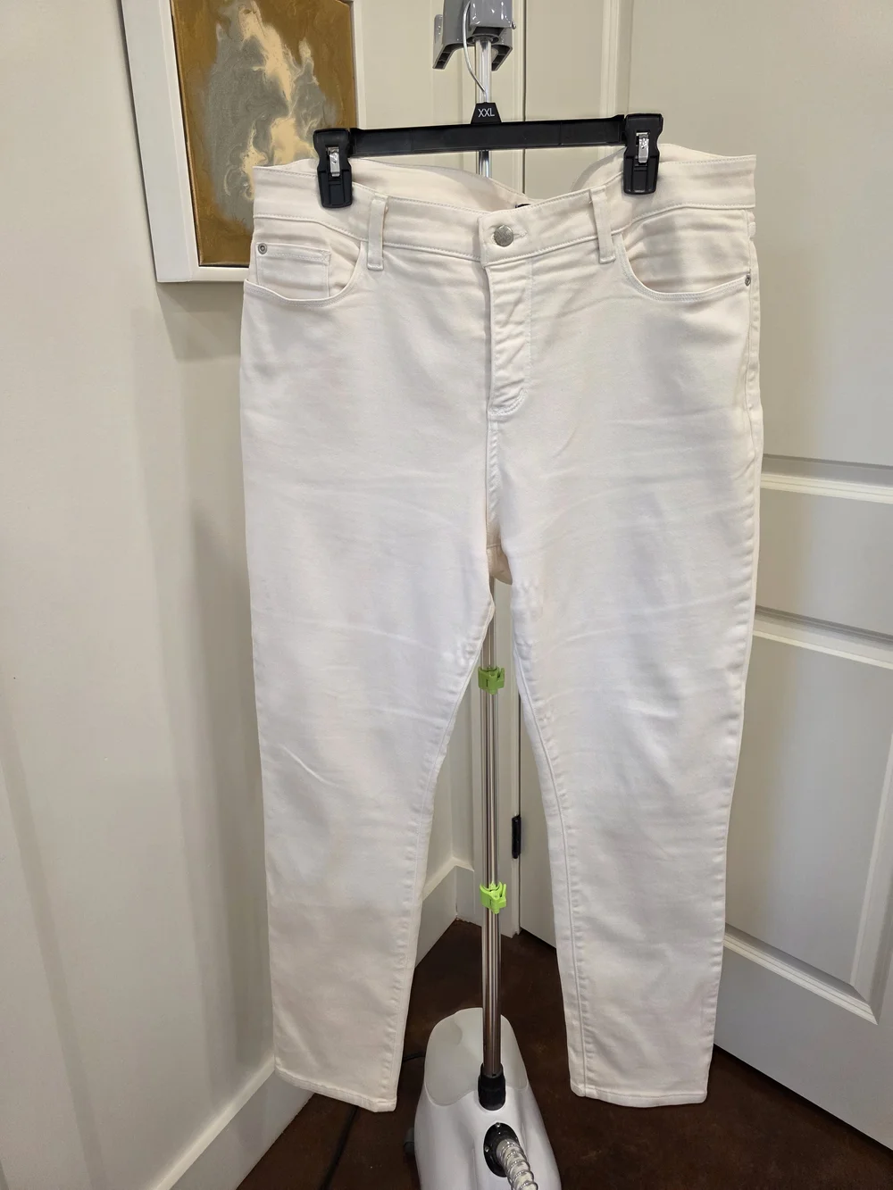 NYDJ White Skinny High-Rise Jeans Size 18